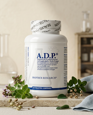 A.D.P.® Aceite de orégano · 120 cápsulas — Biotics Research