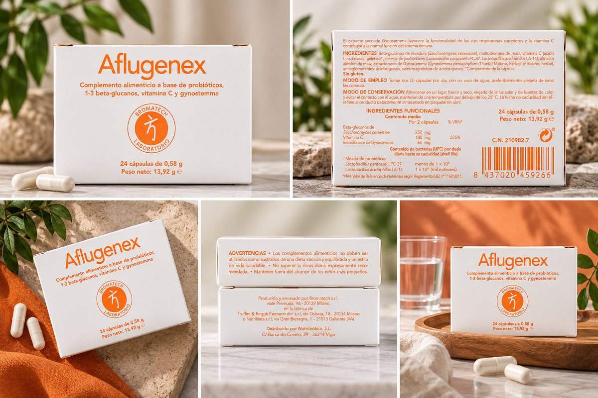 Aflugenex 24 cápsulas — Bromatech