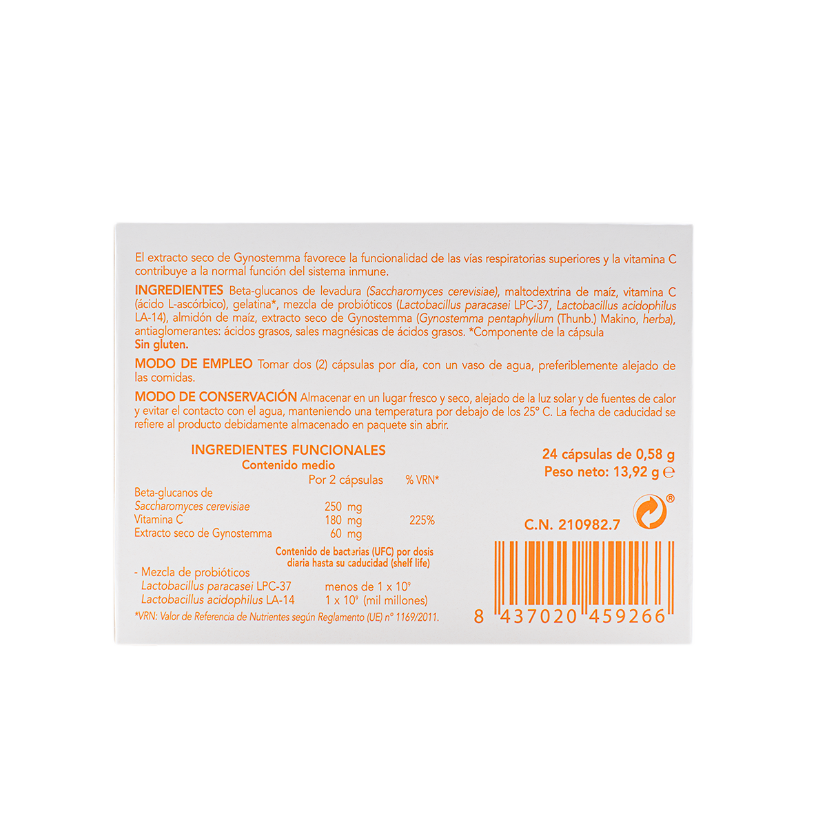 Aflugenex 24 cápsulas — Bromatech