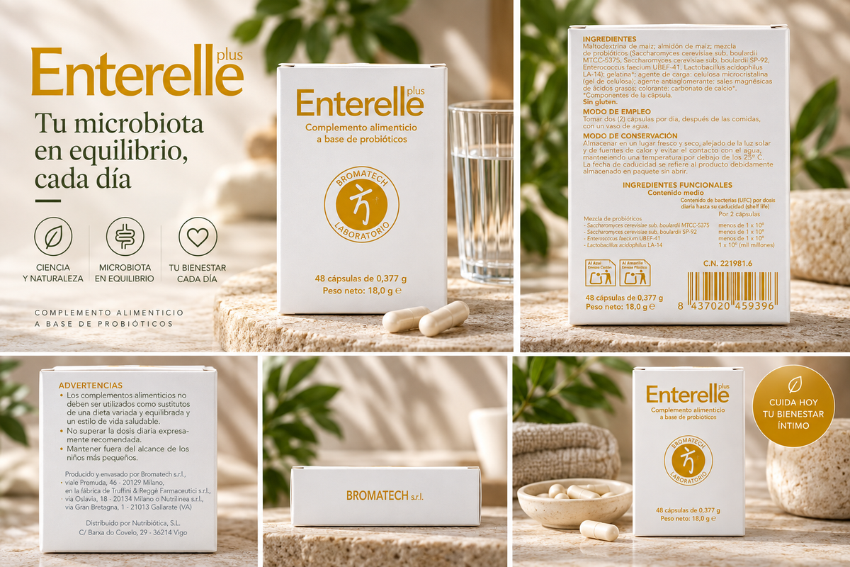 Enterelle Plus 48 cápsulas — Bromatech