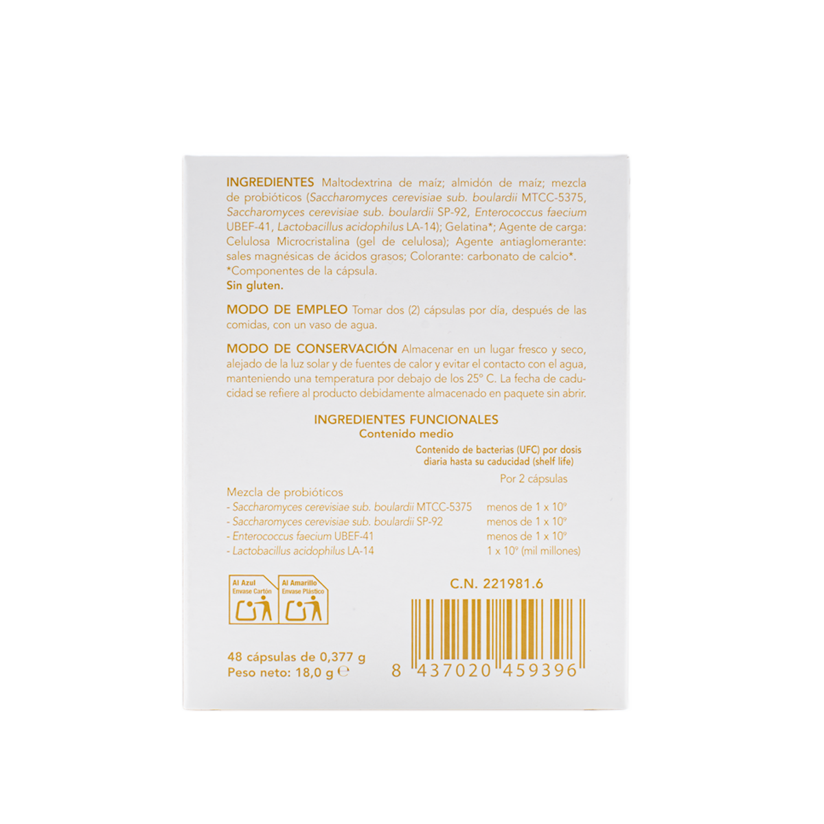 Enterelle Plus 48 cápsulas — Bromatech