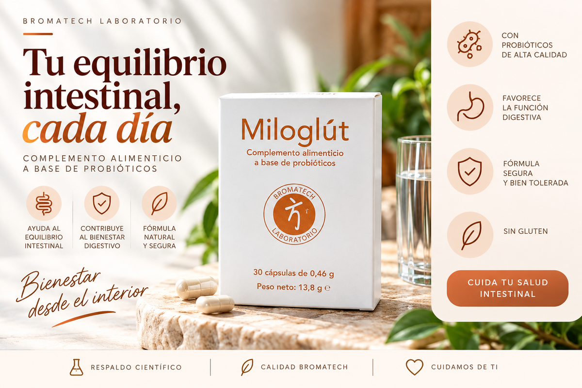 Miloglut 30 cápsulas — Bromatech