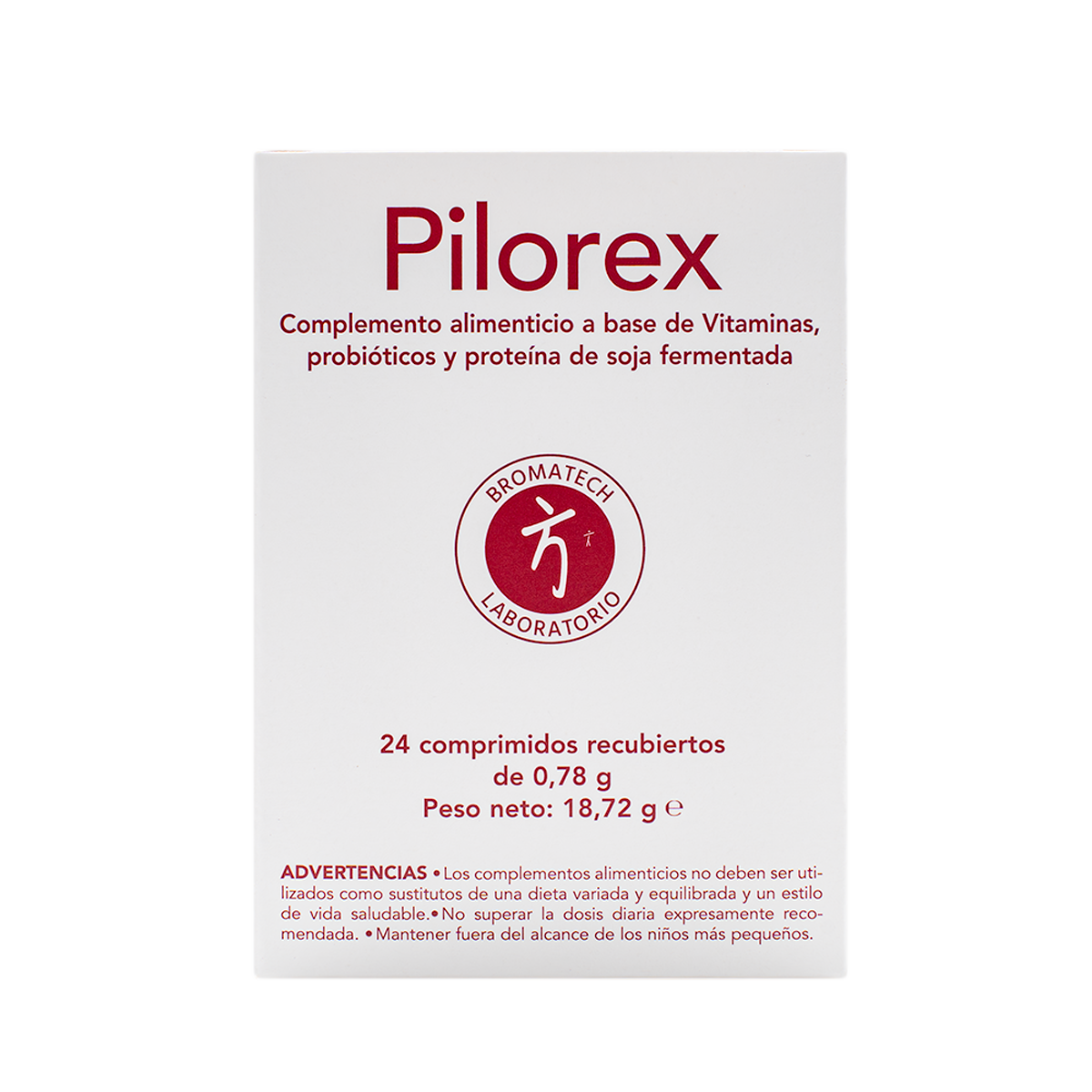Pilorex 24 comprimidos — Bromatech