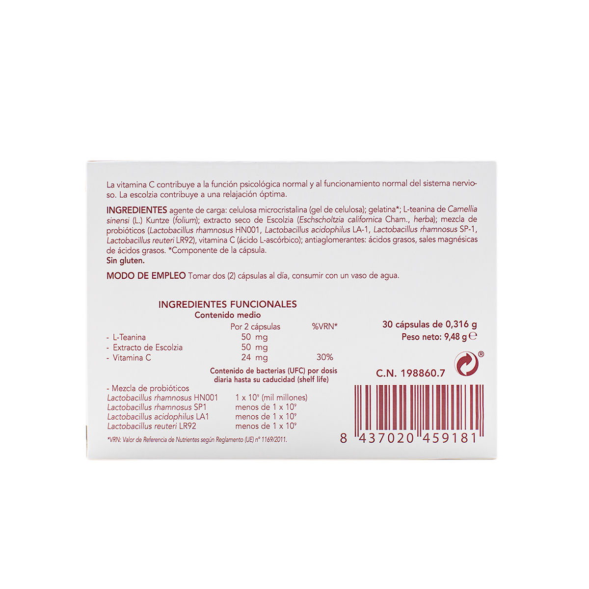 Psicobrain 30 cápsulas — Bromatech