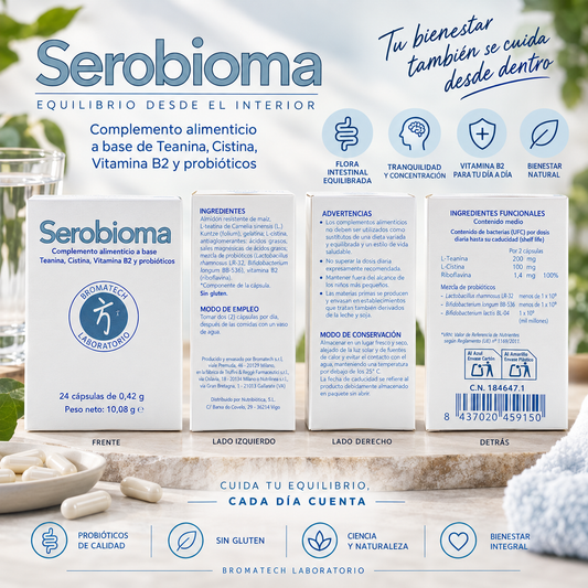 Serobioma 24 cápsulas — Bromatech