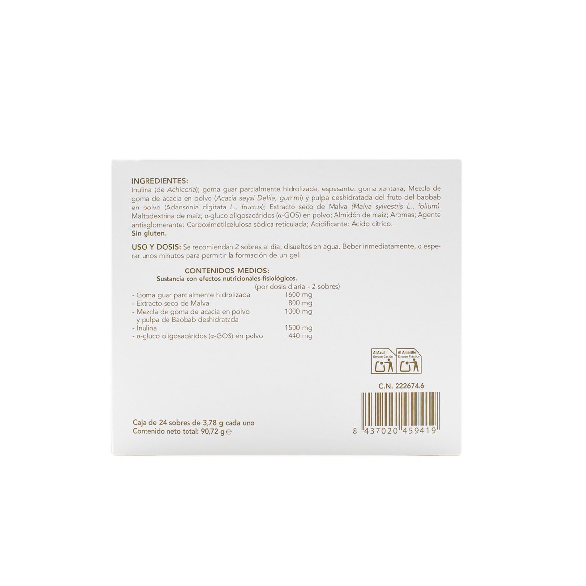 Xantonet B Gel 24 sobres — Bromatech