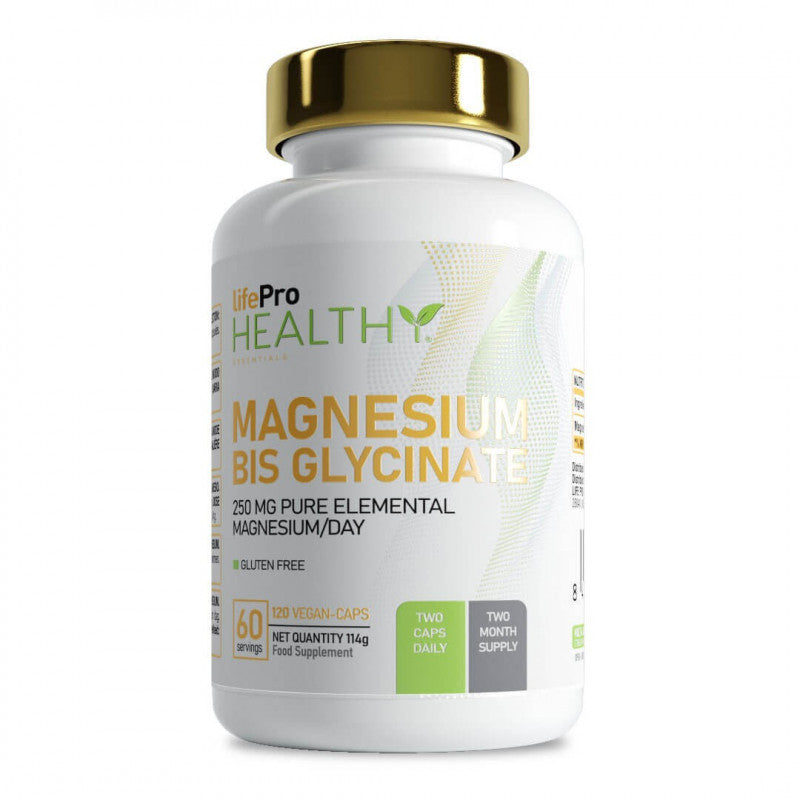 Bisglicinato de Magnesio 120 cápsulas Life Pro