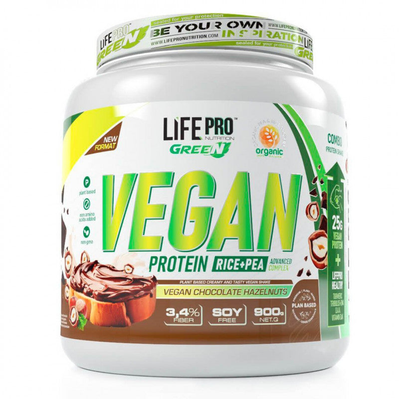 Vegan Protein 900g guisante y arroz Life Pro